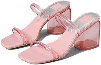 Стильные балетки с открытым носком Dolce Vita Netra Lucite на легкой подошве 11070430