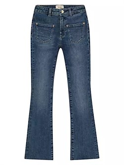 Молодёжные джинсы bootcut Claire от Dl1961 с высокой посадкой и пятью карманами, 93% хлопка 10044095