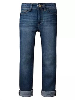 Джинсы Chloe от Dl1961 из мягкого стрейчевого денима для молодёжи с застёжкой на молнии и пуговицей 10044100