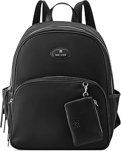 Nine West Рюкзак для ноутбука Maelys с двойной молнией и регулируемыми лямками, из искусственной кожи с хлопковой подкладкой 11082231