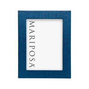 Mariposa Фоторамка 5 , x 7 , с плетеной текстурой, тёмно-синяя, виниловая 10045815