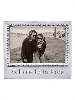 Mariposa Подарочная фоторамка Whole Lotta Love с бусинами, алюминиевая, размер 10 см х 15 см 10046213