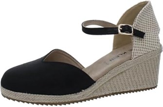 Женские сандалии на танкетке Anne Klein Zana с застежкой на пряжке и каблуком высотой 6 см 11104061