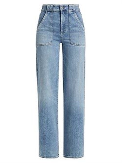 Джинсы Frame Modern Pocket с широкими штанинами и удобными карманами, 77% хлопок 11009982