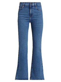 Джинсы с завышенной талией The Icon из эластичного денима с клешем, 5 карманов, бренд Frame 11010390