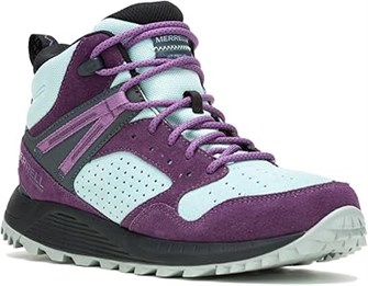 Женские кожаные водонепроницаемые походные ботинки Merrell Wildwood Mid с амортизирующей подошвой 11050931