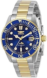 Invicta Женские кварцевые часы Pro Diver, двухцветный браслет, водонепроницаемые на глубине до 100 м, корпус 38 мм 11073014