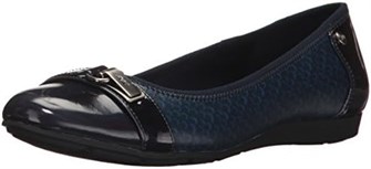 Тканевые балетки Anne Klein Women',s Able с круглым носком и декоративной пряжкой 11052767