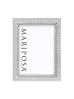 Mariposa Фоторамка в плетеном дизайне, алюминий, размеры 10 х 15 см и 13 х 18 см 10044497