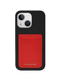 Maison de Sabre Кожаный чехол для iPhone 13 Mini с держателем для карт на 2 слота, минималистичный дизайн 10044766