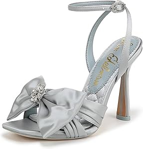 Женские босоножки на каблуке Sam Edelman Lexi с крупным бантом и пряжкой 11090141