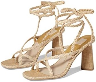 Женские сандалии Dolce Vita Jemmi из натуральной и синтетической кожи с квадратным носком и плетёными ремешками 11074734