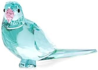 Swarovski Фигурка попугая Пако из кристалла Jungle Beats, 1,46 x 3,43 x 0,87 дюйма, 280 граней, синие оттенки 11057857