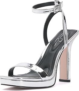 Женские босоножки на высоком каблуке Jessica Simpson Adonia с ремешком и синтетической подошвой 11079866