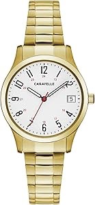 Caravelle Классические женские кварцевые часы с браслетом из нержавеющей стали, 3 стрелки, диаметр 30 мм 11054640