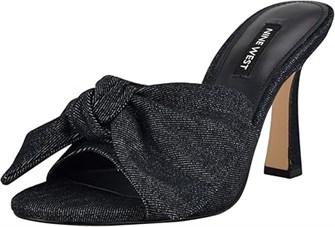 Женские текстильные босоножки на каблуке 8.5 см от Nine West Trina 11074097