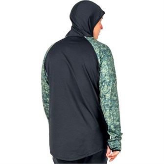 BlackStrap Термолонгслив с капюшоном Therma 2024, идеально подходит для активного отдыха, влагоотводящая ткань и уютный капюшон 11052748