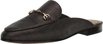 Лоферы Sam Edelman Linnie Pinto Brown с круглым носом и цепочной деталью, удобные и стильные 11091356