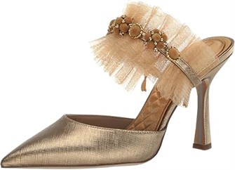 Сетчатые туфли-мули Sam Edelman Hughes с каблуком 9.5 см для коктейльных нарядов 11089795