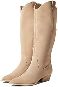 Ботинки Dolce Vita Ethena из кожи с замшевыми вставками и боковой молнией 11061821