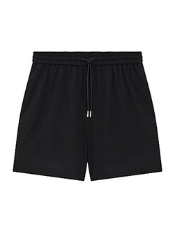 Шорты из мятой смеси от Theory с эластичным поясом на шнурке и боковыми карманами 11031479