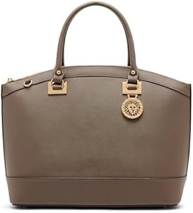 Anne Klein Сумка-домик современного дизайна с широким ремнем, съемным карманом и полиэстеровой подкладкой 11060586