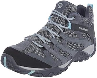 Женские водоотталкивающие ботинки Merrell Alverstone Mid GTX Storm для походов, на шнуровке, размер 38,5 11047886