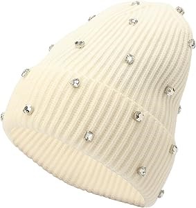 Kate Spade New York Женская вязаная шапка с декоративными элементами, 45% акрил, 30% шерсть, 25% переработанный акрил 11055696