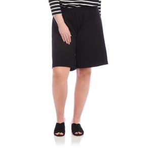 Шорты Karen Kane с завышенной талией из эластичного твила, 58% вискоза, 37% хлопок, 5% спандекс 10044470