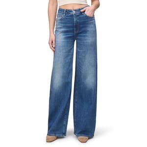 Джинсы Warp+Weft из легкого денима с высокой талией и широкими штанинами, 99% хлопка, 31 дюйм 10045821