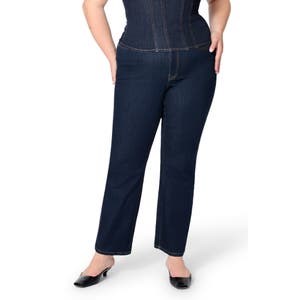 Warp+Weft Джинсы ASE со стрейчем из суперрастягивающегося денима, с высокой посадкой и пятью карманами 10046110