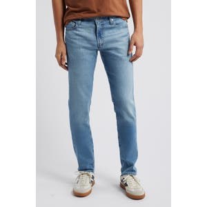 Джинсы Ag Tellis Slim Fit из японского денима с 5 карманами и винтажным эффектом 10045008