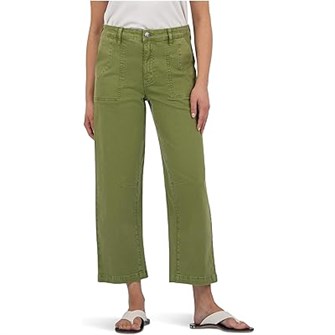 Джинсы KUT from the Kloth Ashton Wide Leg с закругленными штанинами и высокой посадкой из мягкого денима 11033401