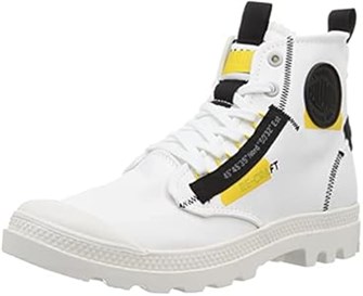 Кроссовки Palladium PAMPA HI RE-CRAFT с текстильным патчворком и кожаным верхом 11080630