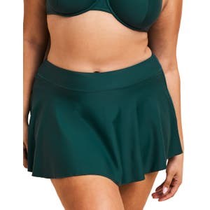 Купальные шорты Tricia от Adore Me с высоким кроем, легкой тканью и встроенными трусиками бикини 10044330