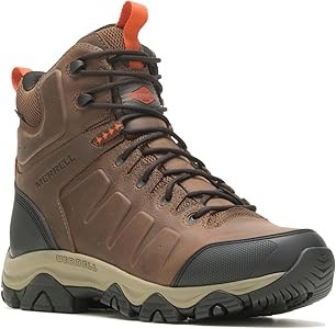 Ботинки Merrell Phaserbound 2 Mid с водоотталкивающим верхом из натуральной кожи и легким защитным носком 11061434