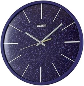 Seiko Настенные часы без тиканья, 33 см, черного цвета, стильный дизайн для вашего дома 11055184