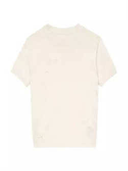 Короткий свитер от Zadig &amp, Voltaire Bully Stars из хлопковой смеси с фактурными звездами, 47% хлопка 10043213