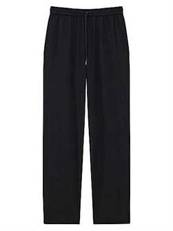 Брюки Theory с эластичным поясом и завязками, 77% шерсть, боковые карманы 11031476