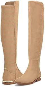 Женские ботинки до колен из искусственного замша Nine West Allair с низким каблуком, размер 37.5 11042657