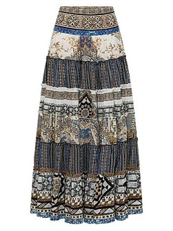 Camilla Make Me Your Mosiac Tiered Circle Skirt 11020237