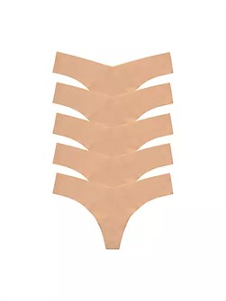 Комплект из пяти стрингов Commando из микрофибры: 78% нейлон, 22% спандекс, мягкие и комфортные 10043690