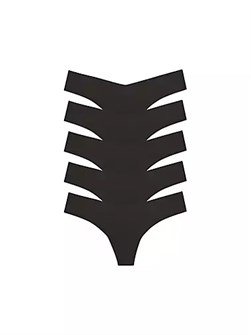 Комплект из пяти стрингов Commando из роскошной воздухопроницаемой европейской микрофибры 10043693