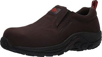 Мужские рабочие кожаные туфли Merrell Jungle Moc с композитным носком и амортизацией 11045026