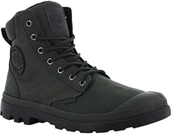 Водонепроницаемые оливковые ботинки Palladium Pampa Sport Cuff WP N с резиновой подошвой и шнуровкой 11073085