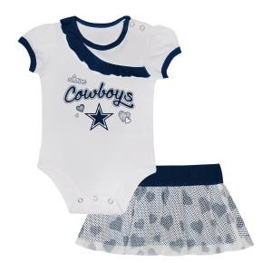 Outerstuff Детский комплект: боди и юбка Love My Team Dallas Cowboys из 100% хлопка с командной символикой 10044806