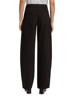 Широкие брюки с высокой талией из очищенного хлопкового твила от Vince, 100% хлопок 11040146