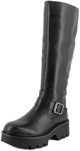 Женские черные кожаные ботинки Sam Edelman Carter, размер 5.5 M, с молнией и стильным дизайном 11097930