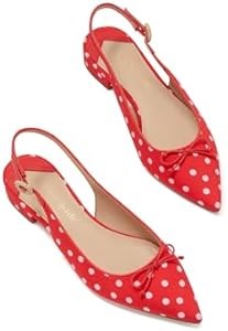 Балетки из кожи и текстиля в горошек Kate Spade New York Veronica 11091496
