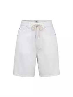 Dl1961 Джинсовые шорты Taylor Aura с ультра высокой талией, свободным кроем и 18 см шаговым швом 10044134